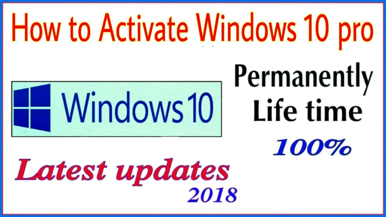 activ windows 10 pro free